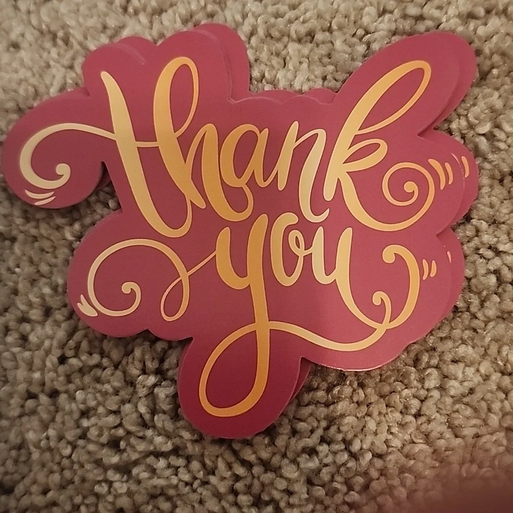 9x6 Poly Mailer Shipping Bags(10) Thank You Cards(10) And Thank You Stickers(10)